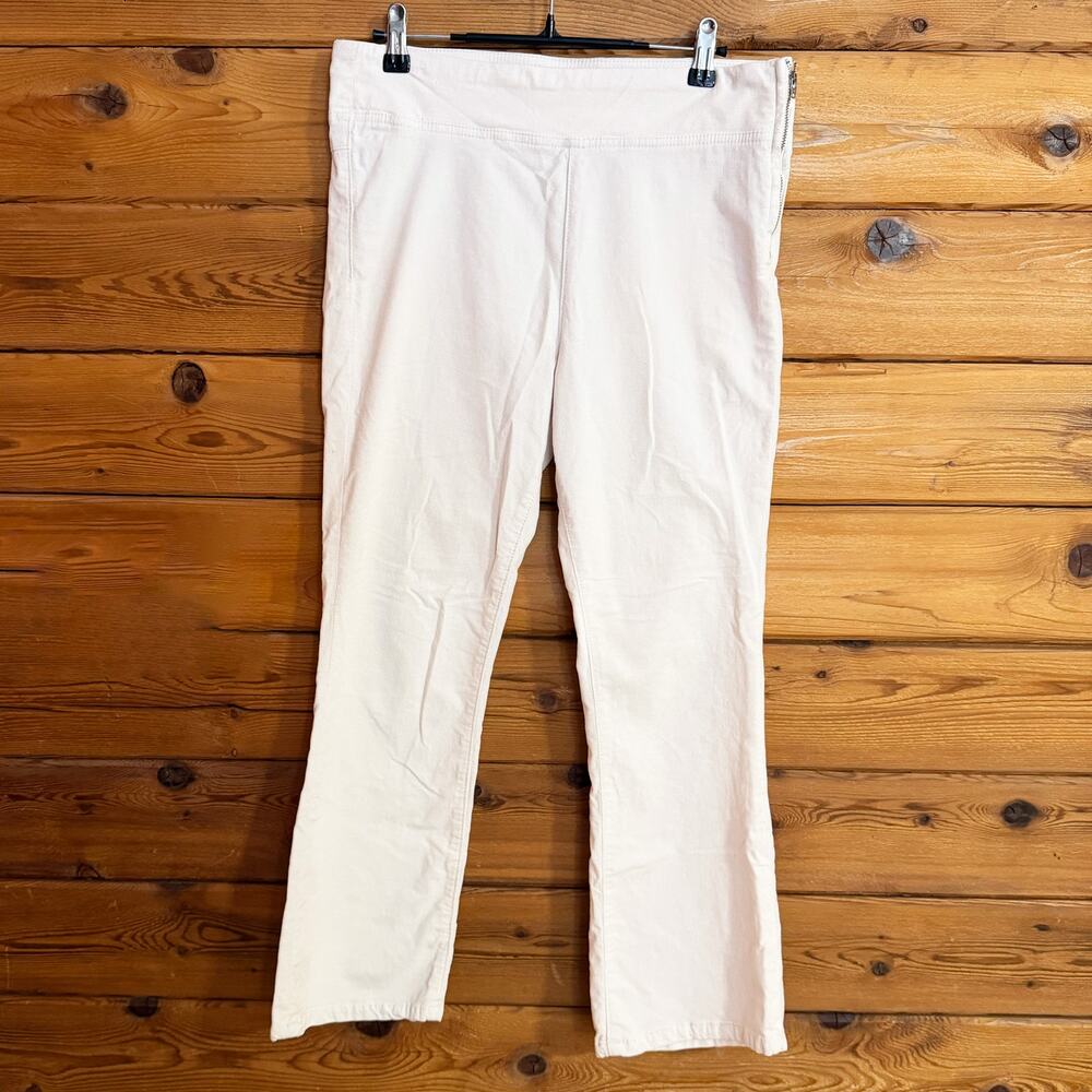 Free People Cream Flare Trousers Size Small